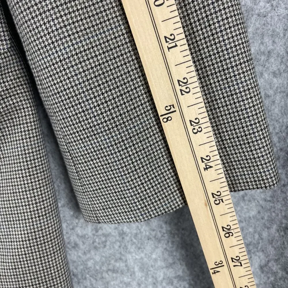 Stafford Year Round Blazer‎ Sport Coat Mens 42R Herringbone Classic Fit Travel